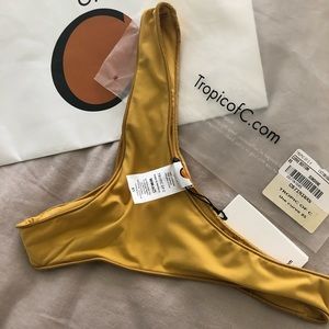 Tropic of C Mustard Bikini Bottom